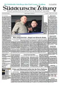 Süddeutsche Zeitung vom Dienstag, 20. Dezember 2011