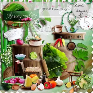 Scrap kit Spring Cooking