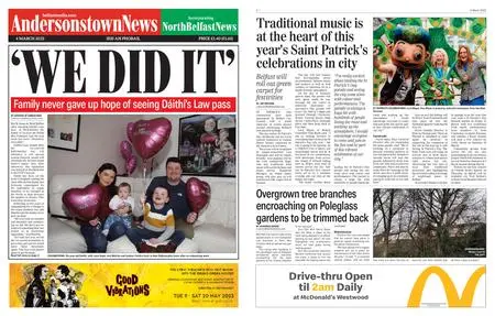 Andersonstown News – March 04, 2023