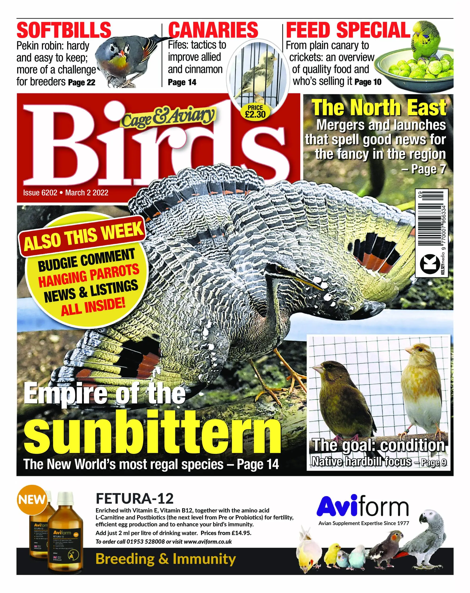 Cage & Aviary Birds – 02 March 2022