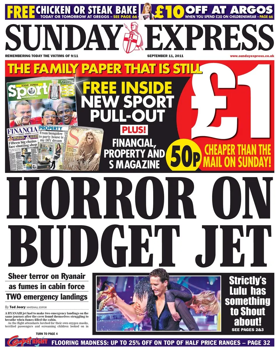 Daily Express Weekend - Sunday 11 September 2011