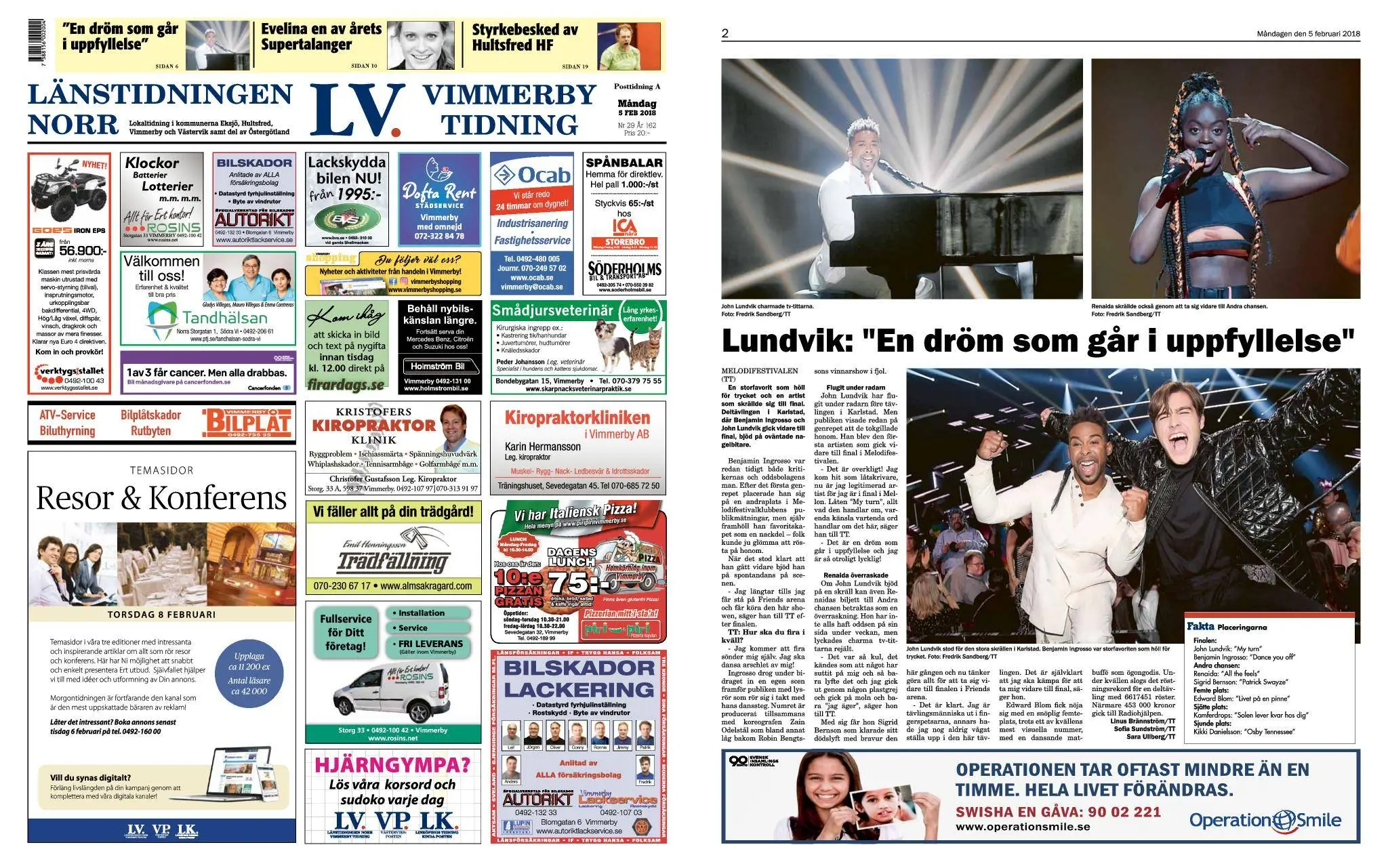 Vimmerby Tidning 05 februari 2018 / AvaxHome