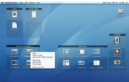 Desktop Groups v1.3 Mac OS X