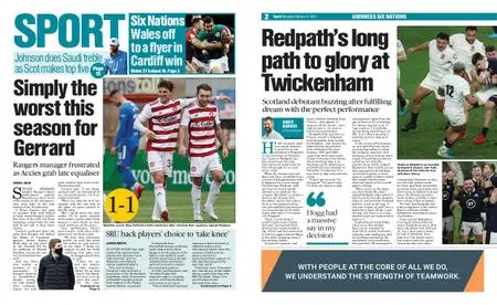 The Herald Sport (Scotland) – February 08, 2021