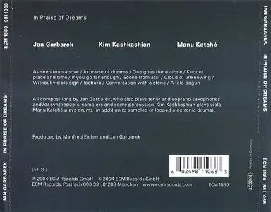 Jan Garbarek - In Praise Of Dreams (2004) {ECM 1880} [Re-Up]