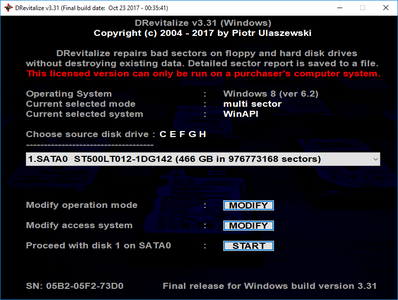 DRevitalize 3.31 for Windows Portable