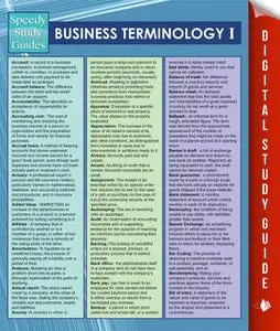 «Business Terminology I (Speedy Study Guides)» by Speedy Publishing