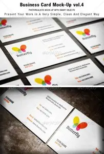 GraphicRiver Business Card Mock-up vol.4