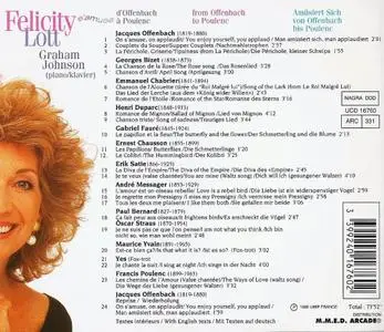 Felicity Lott, Graham Johnson - Felicity Lott s'amuse d'Offenbach à Poulenc (1996)