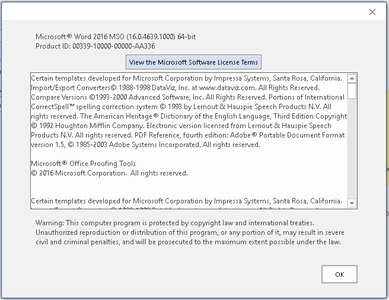 Microsoft Office 2016 Professional Plus 16.0.4639.1000 Multilingual