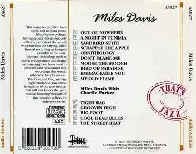 Miles Davis - 15 Reflective Recordings (1946-1948) {Audio Archive AA027}