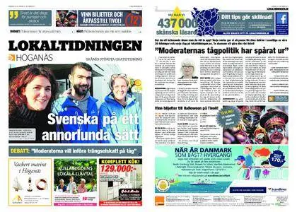 Lokaltidningen Höganäs – 21 oktober 2017
