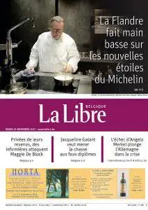 La Libre Belgique du Mardi 21 Novembre 2017