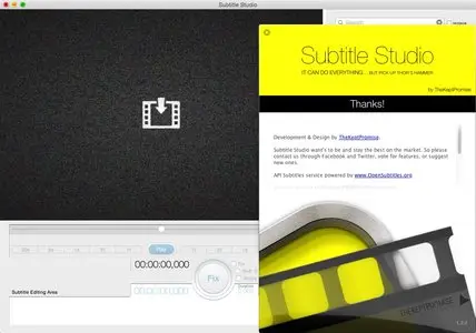 Subtitle Studio 1.2.2 Mac OS X