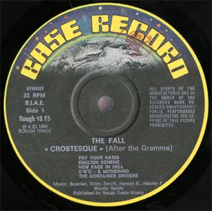 The Fall - Grotesque (After The Gramme) (Base Record Rough 18) (I 1980) (Vinyl 24-96 & 16-44.1)