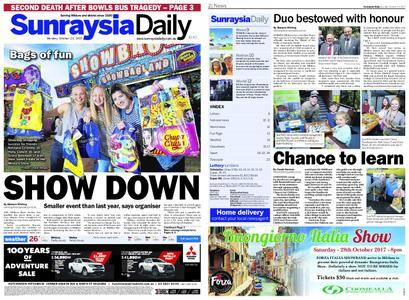 Sunraysia Daily – October 23, 2017