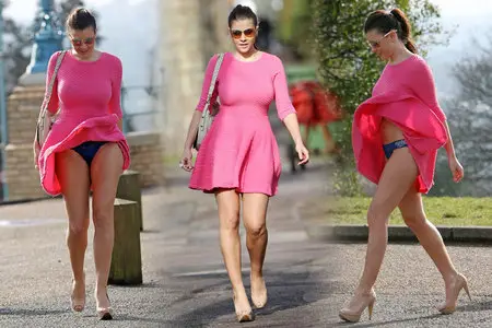 Imogen Thomas - Out and about in London February 23, 2012