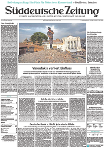 Süddeutsche Zeitung vom Dienstag, 28. April 2015