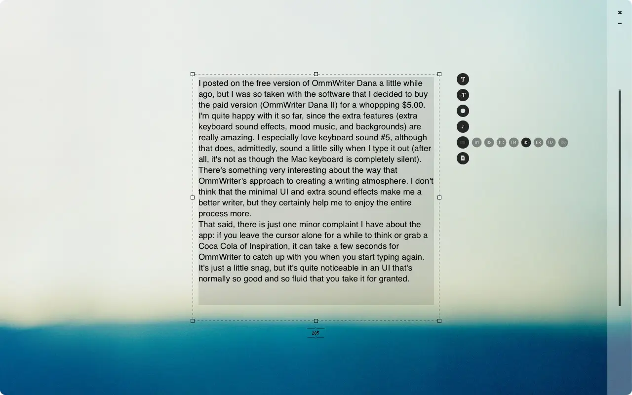 OmmWriter Dāna II 1.0