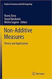Non-Additive Measures: Theory and Applications (Repost)