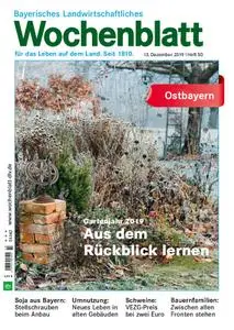 Bayerisches Landwirtschaftliches Wochenblatt Ostbayern - 12. Dezember 2019