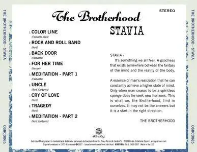 The Brotherhood - Stavia (1972) {2017, Remastered}