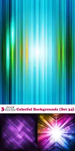 Vectors - Colorful Backgrounds (Set 34)