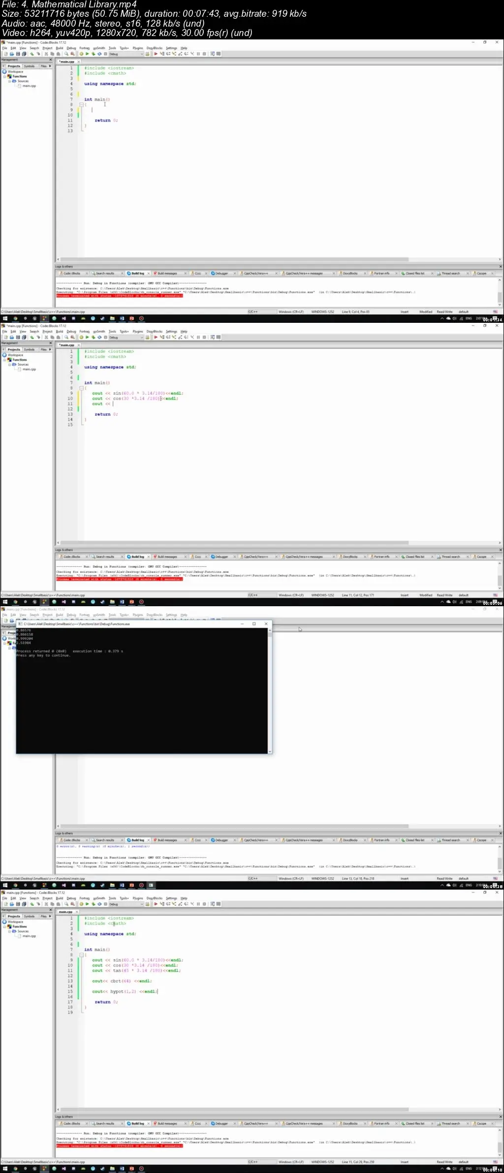 Learn C++: Algorithms and Functions