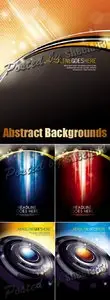 Abstract Techno Backgrounds Vector 2