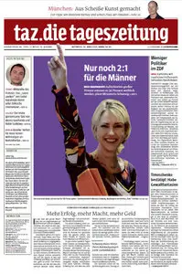 Tageszeitung TAZ vom 26 Maerz 2014