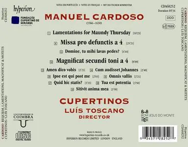 Luís Toscano, Cupertinos - Manuel Cardoso: Requiem, Lamentations, Magnificat & Motets (2019)