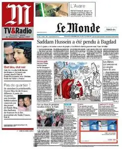Le Monde 31 décembre 2006 & 1 Janvier 2007