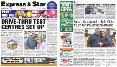 Express and Star Sandwell Edition – March 11, 2020