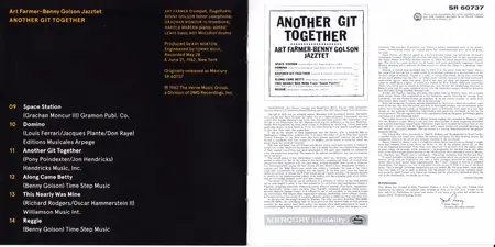 Art Farmer-Benny Golson Jazztet - Here and Now + Another Git Together (1962) {2012 Mercury Remaster, Jazzplus Series}