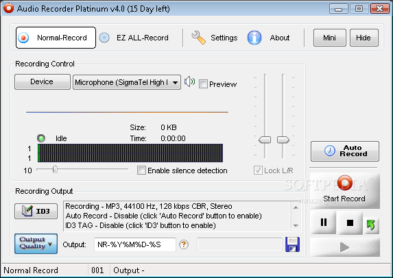 EZ Softmagic Audio Recorder Platinum 4.21 Build 2