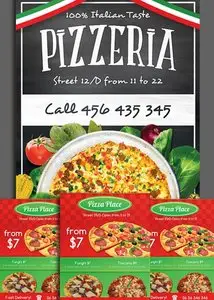 Pizzeria Flyers Bundle part 2