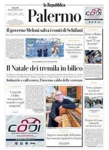 la Repubblica Palermo - 22 Dicembre 2022