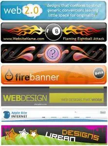 7 PSD Banners for Web