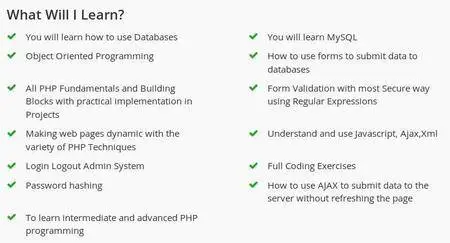 Udemy - Learn Complete PHP & MYSQL Programming From Scratch