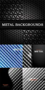 Metal Backgrounds Vector 2
