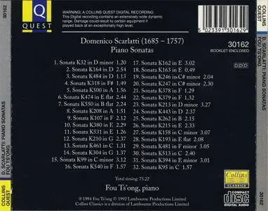 Fou Ts'ong - Domenico Scarlatti: Piano Sonatas (1992)