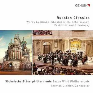 Thomas Clamor, Sächsische Bläserphilharmonie - Russian Classics (2017)