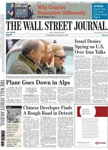 The Wall Street Journal - Wednesday, 25 March 2015 / Asia