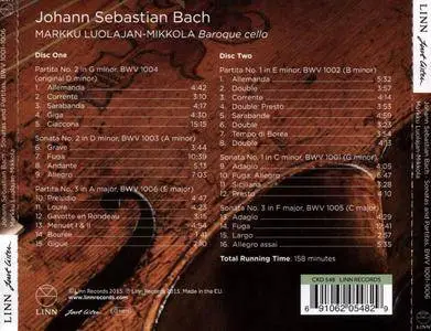 Markku Luolajan-Mikkola - Johann Sebastian Bach: Sonatas and Partitas, BWV 1001-1006 (2015) 2CDs
