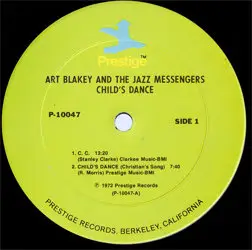 Art Blakey And The Jazz Messengers - Child's Dance (Prestige PRST-10047) (US 1972) (Vinyl 24-96 & 16-44.1)