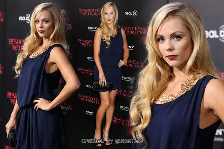 Laura Vandervoort - At Regal Cinemas L.A. Live September 12, 2012