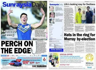 Sunraysia Daily – September 11, 2017