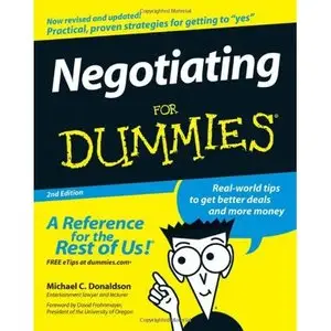 Michael C. Donaldson, Negotiating For Dummies (Repost) 