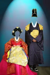 Template for Photoshop - Korean National Costume