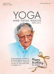 Yoga and Total Health - April 2016